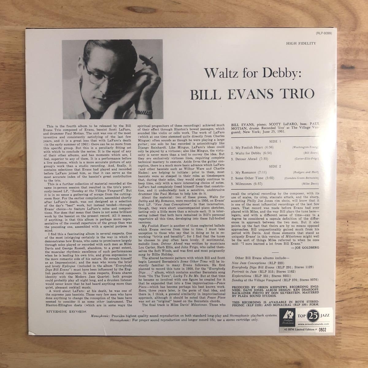 Amazon.co.jp: LP [ANALOGUE PRODUCTIONS 2LP 45RPM 200g重量盤] BILL