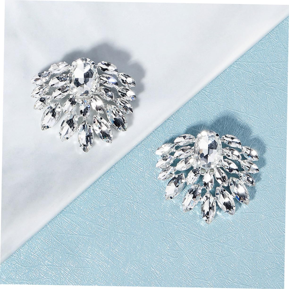 PACKOVE Fibbia Di Strass Decorazioni Per Fermagli Per Scarpe Gioielli Da Sposa Fermagli Per Scarpe Strass Accessori Da Sposa Ciondoli Per Scarpe Con Tacchi Con Silver