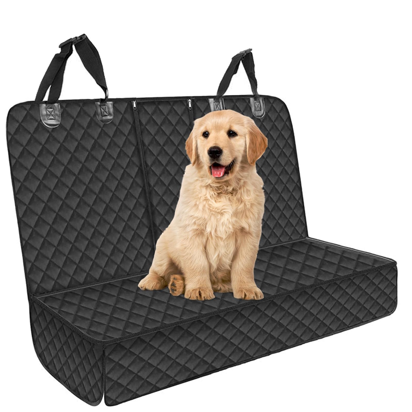 Fhacad Normal Dog Car Seat Cover For Mg Hs Hybrid+ Trophy 2025 2026, Waterproof & Nonslip 600D Oxford Dog Blanket Pet Car Back Seat Protector Travel Accessories