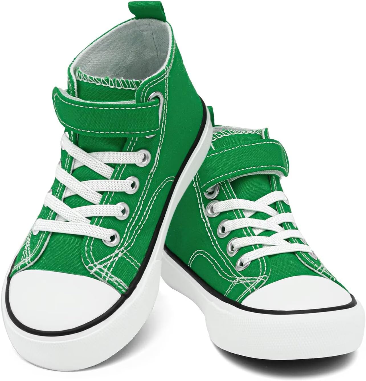 Toddler Canvas Shoes Girls High Top Sneakers Little Big Kids Boys Walking Cushioned Shoes Toddler 8-Big Kid 3