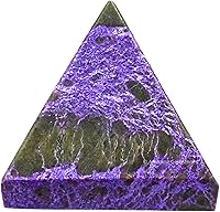 Vista 19 de Cristales curativos de pirámide de labradorita de Amazing Gemstone - Figurina de gran pirámide de 1" de piedra natural para meditación, Reiki