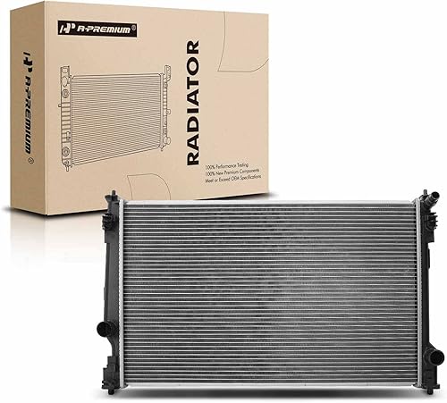 A-Premium Conjunto de radiador de refrigerante del motor compatible con Toyota Camry 2018 2019 2020 2021, 2.5L 3.5L, repuesto # 1640025130