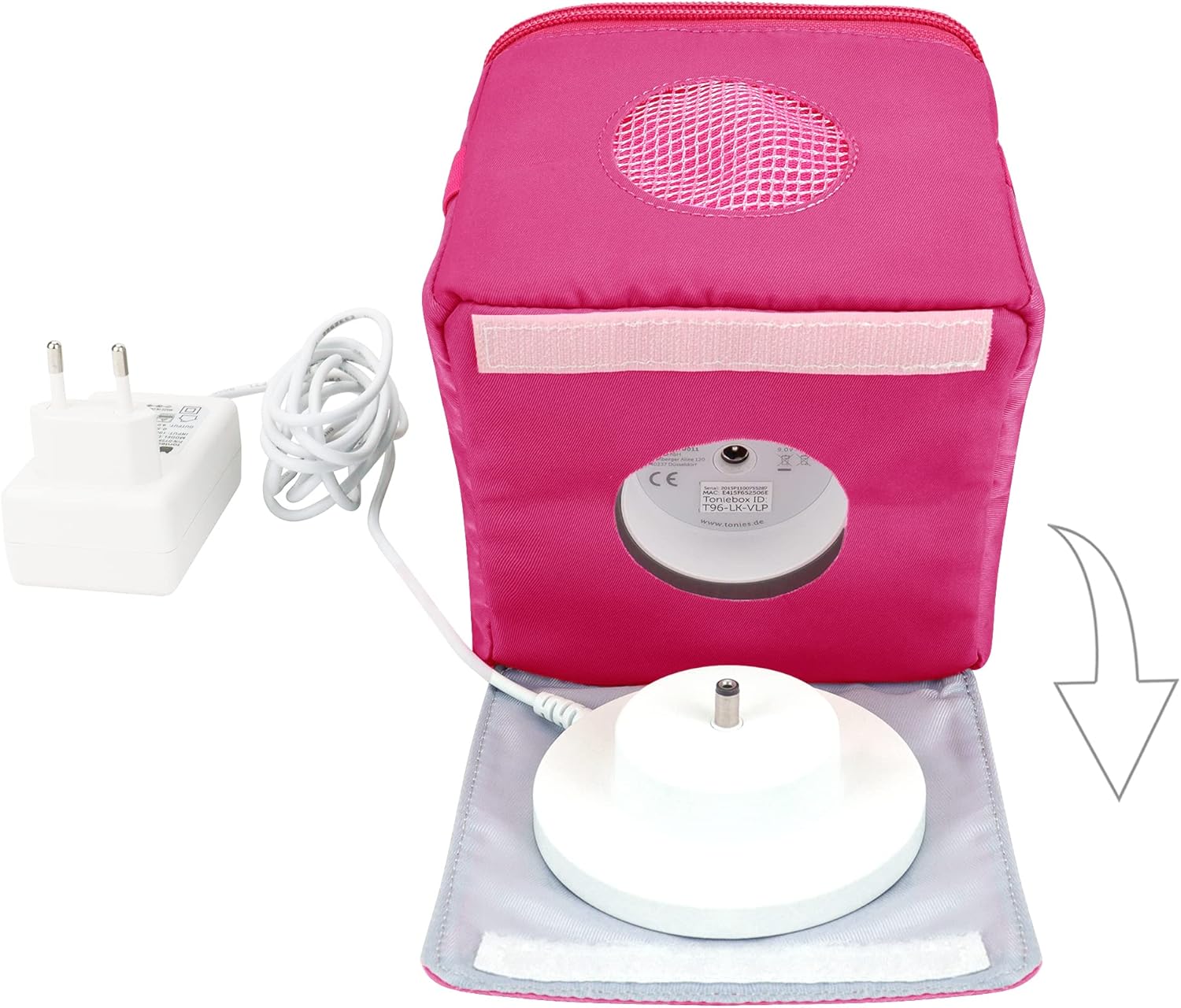 Annmore Carrying Case for Toniebox, Compatible with Version 1 and 2 Audio Player and Figures (Purple) - Image 2