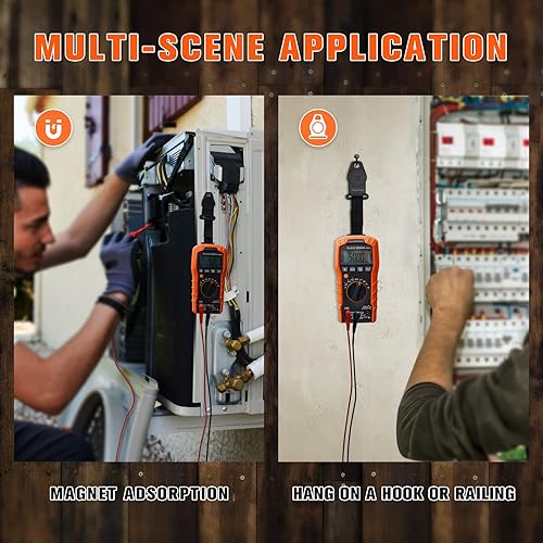 Miniatura 4 de Paquete Hard Caser con correa magnética de repuesto para Klein Tools MM400MM325MM300MM200ET140MM720 multímetro digital por KingSung