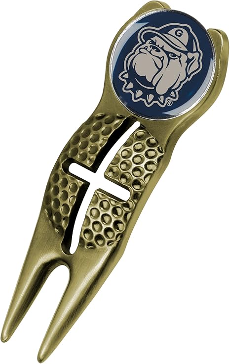 Review LinksWalker Georgetown Hoyas – Crosshairs Divot Repair Golf Tool – Gold