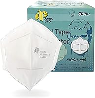 Vista 1 de Aero Pro Máscara respiradora de partículas N95, certificado NIOSH, modelo AP0708, caja de 30 máscaras