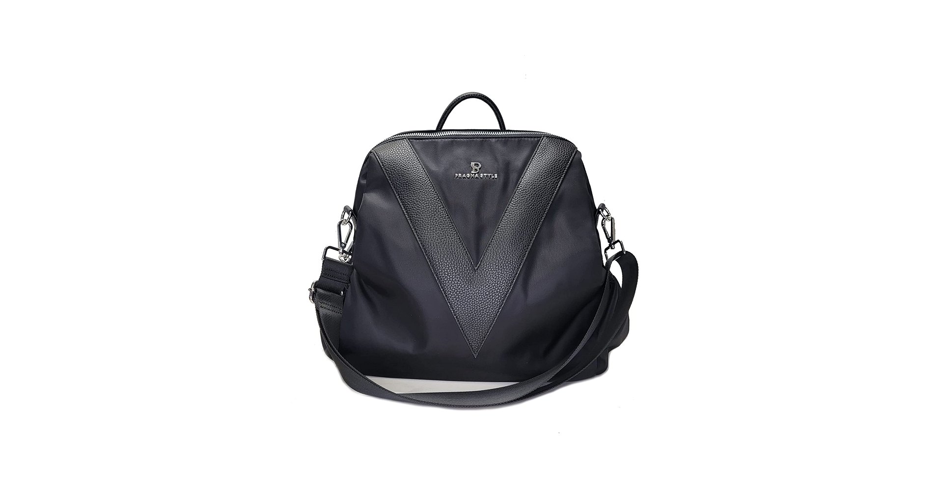 Amazon.com | V-Style Convertible Backpack Purse (Double Black