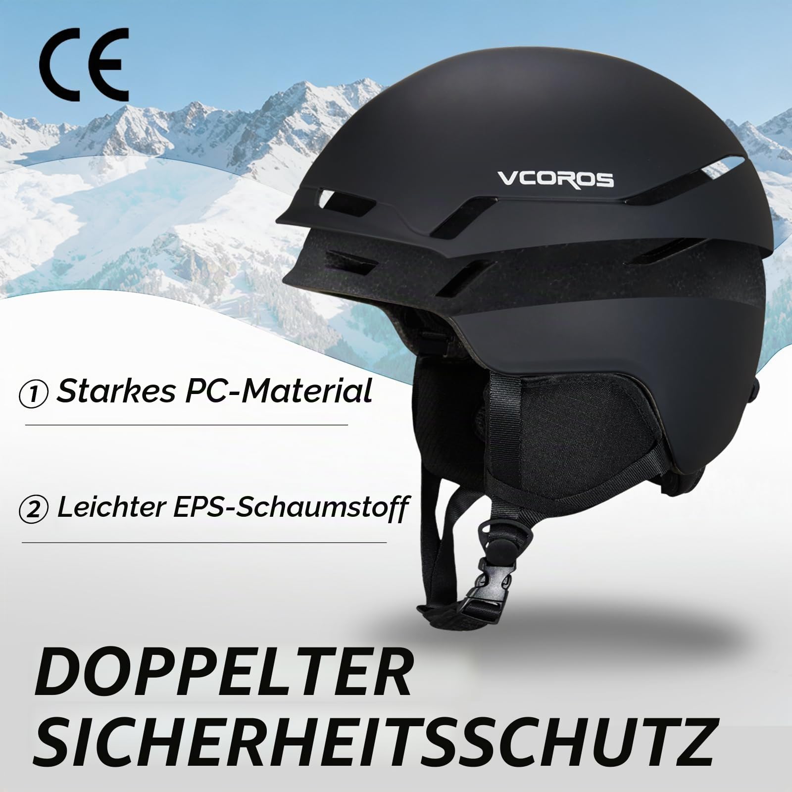 VCOROS Skihelm DXH816 Skihelme für Damen und Herren