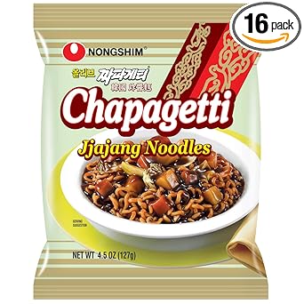 Nongshim Chapagetti Noodle, 4.5 Ounce (Pack of 16)