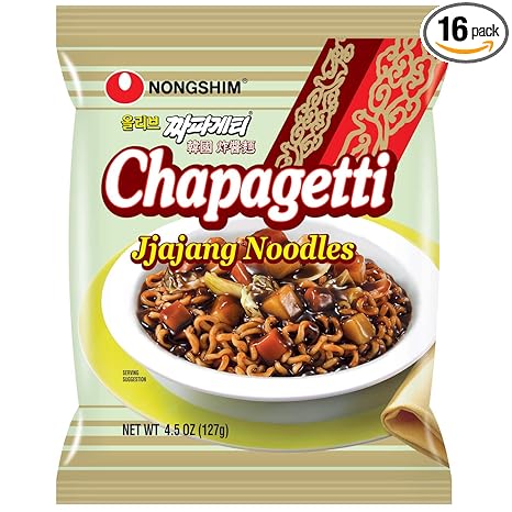 Nongshim Chapagetti Noodle, 4.5 Ounce (Pack of 16)