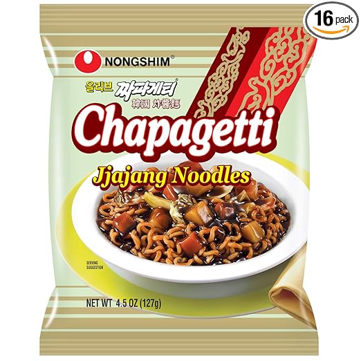 Nongshim Chapagetti Noodle, 4.5 Ounce (Pack of 16)