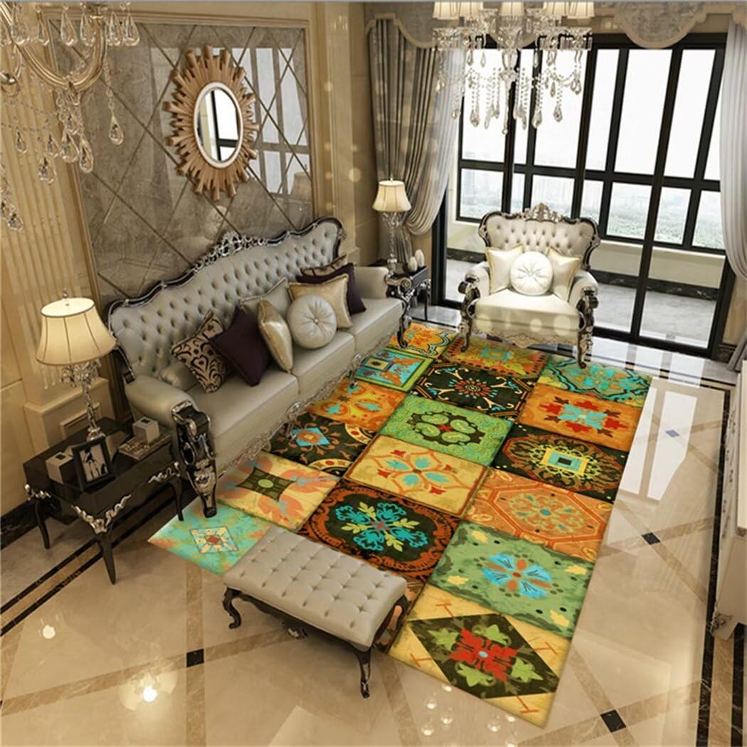 Tapis lavable en machine qui élimine les taches dans la chambre