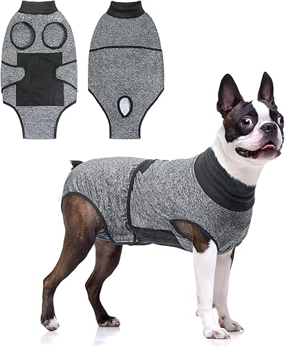 BEAUTYZOO Traje de recuperación para perros y gatos después de la cirugía - Heridas abdominales para mascotas que evitan lamer, camisas quirúrgicas
