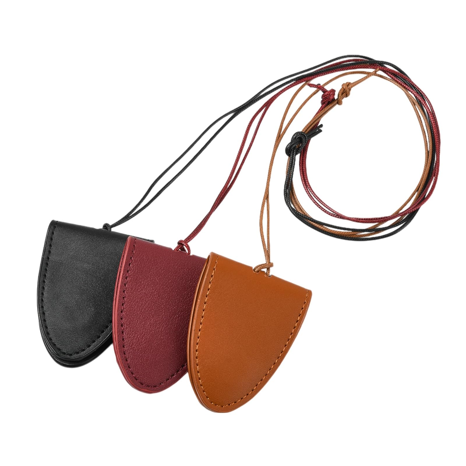 Skórzane okulary przeciwsłoneczne klucz Bluetooth przenośne torby ochronne woreczki etui do zawieszania brelok do przechowywania organizacji