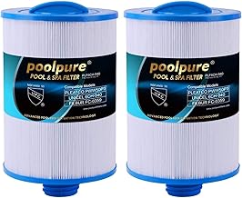 POOLPURE Spa Filters for Hot Tub, Replacement for Unicel 6CH-940, Pleatco PWW50P3, PWW50-P3, Filbur FC-0359, Waterway Plastics 817-0050, 25252, 378902, 03FIL1400, 2 Pack