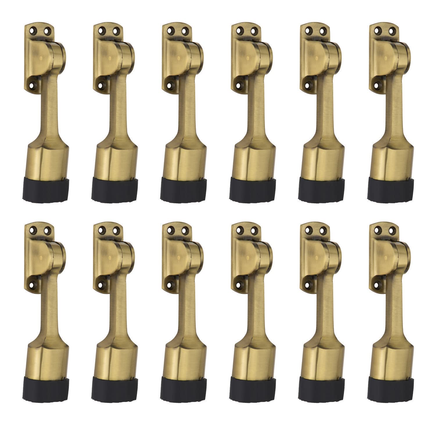 Metal Growers 5 inch Aluminium Material Door Stoppers Rubber Powerful Working with Screw/Door Stopper to Stop Door for All Door Home/Office/Hotel/Antique Finish DS-101-BA-112 (B0BSBKKBFV) Amazon Price History, Amazon Price Tracker