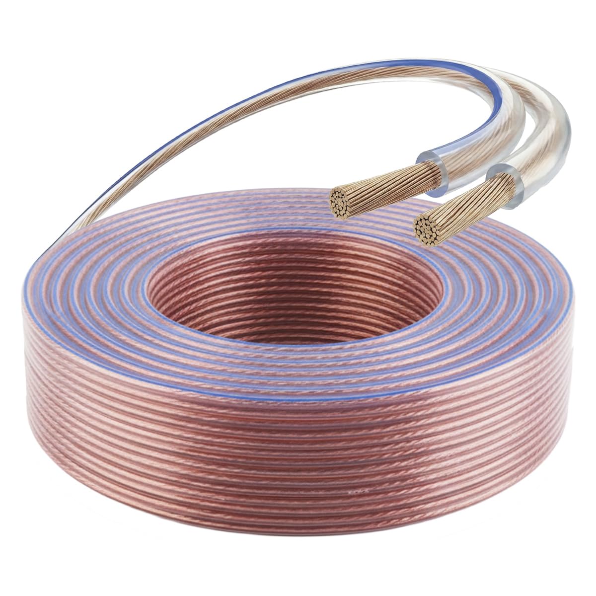 Venton Câble d'enceinte HQ en cuivre 2 x 2,5 mm² (50 m, 2 x 2,5 mm²)