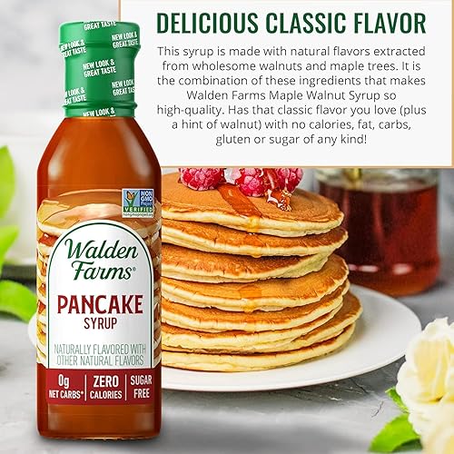 Miniatura 15 de Jarabe para pancakes – 12 oz, (Walden's Farm)