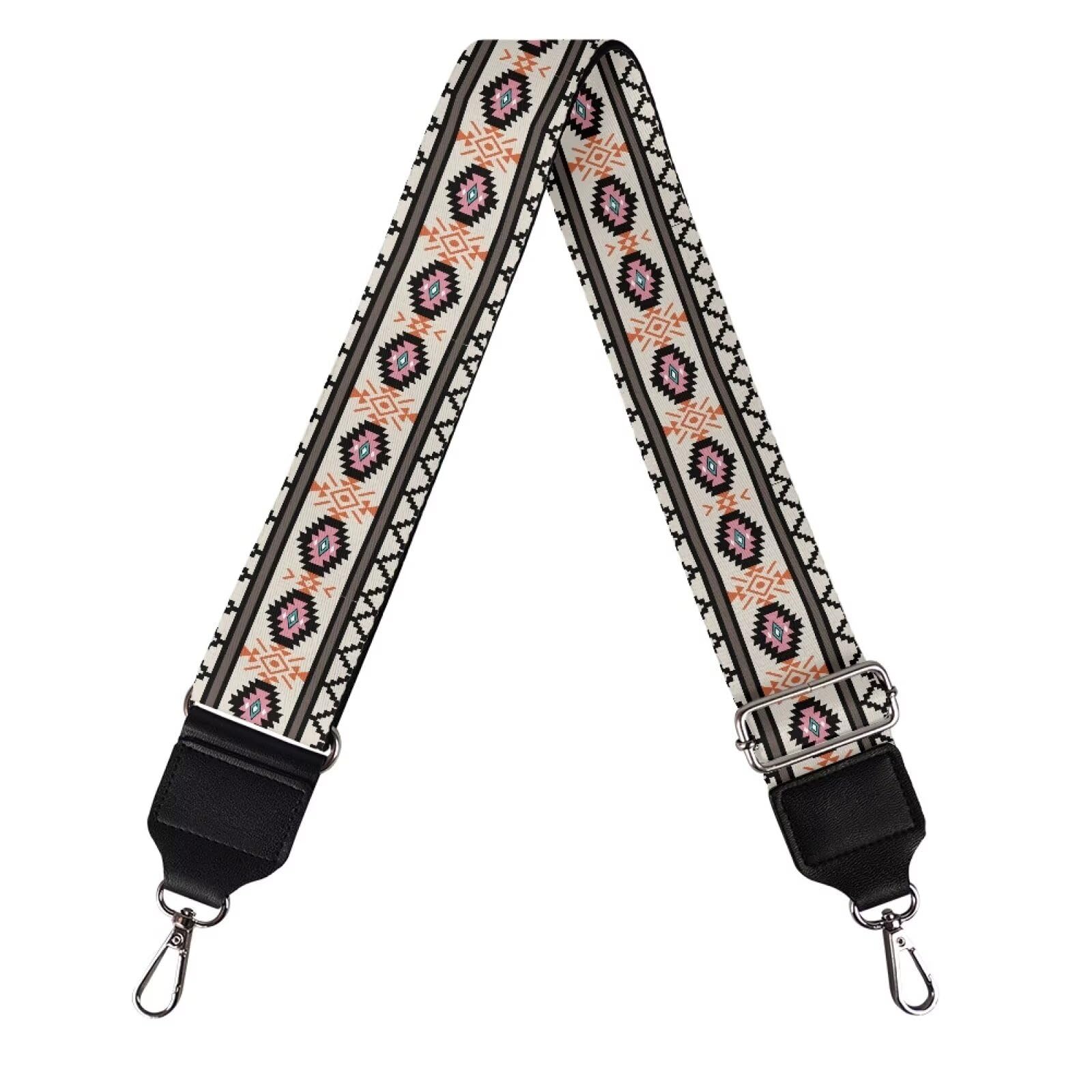 Xoenoiee Print Purse Strap Replacement Crossbody for Women Men Adjustable Wide Strap for Purses Shoulder Canvas Bag