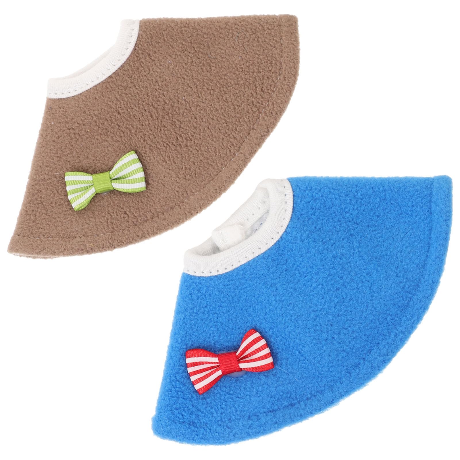 KESYOO 2Pcs Parrot Neck Collars for Bird Pecking Protective Cloaks Soft Pet Bird Supplies Random Colors Comfortable and Durable Design