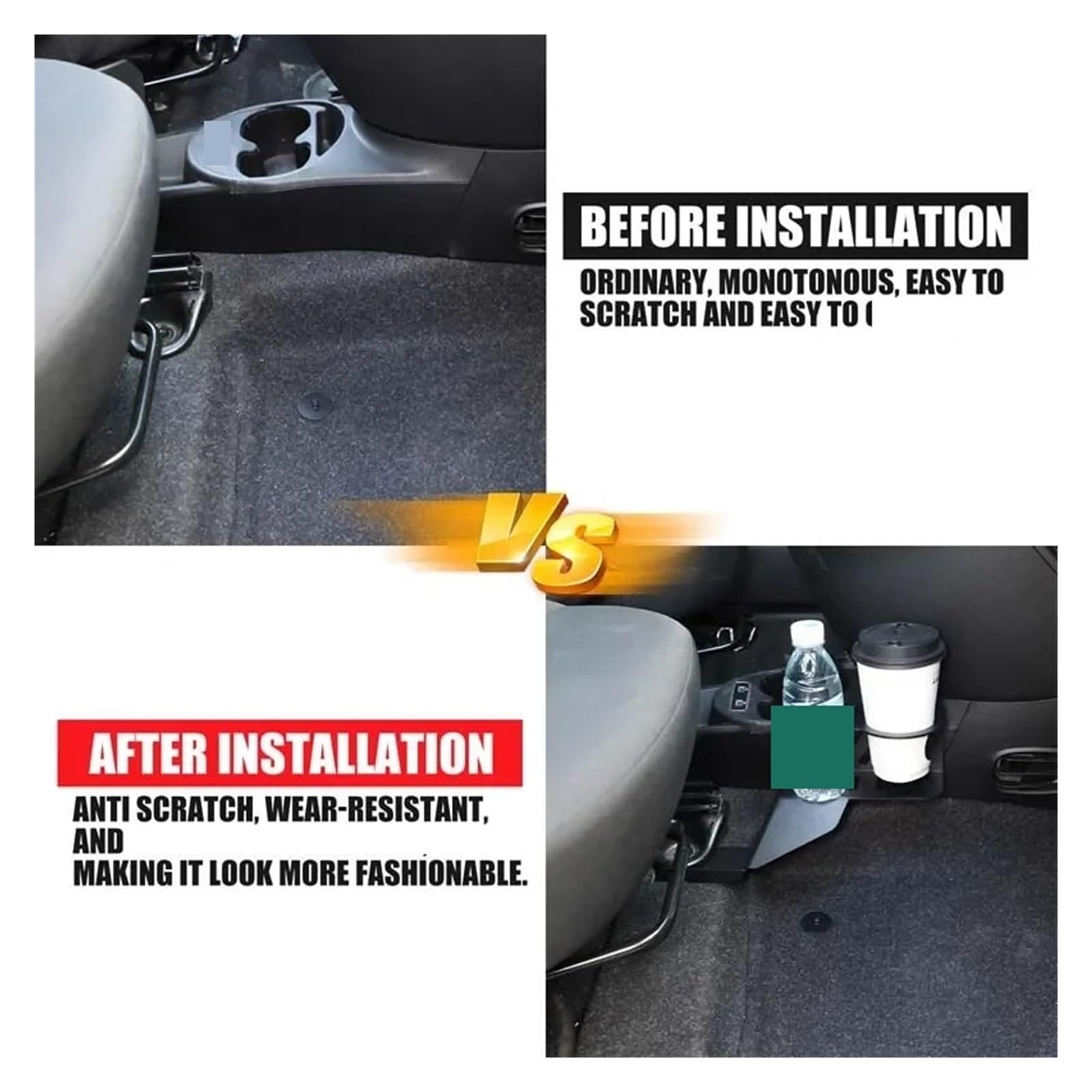 Porta Vasos Universal Coche para Fiat 500 595 2016-2025 Aleación Aluminio Expansor Asiento Pasajero Coche Soporte Taza para Botella Bebida Portas Vasoss Vehiculo