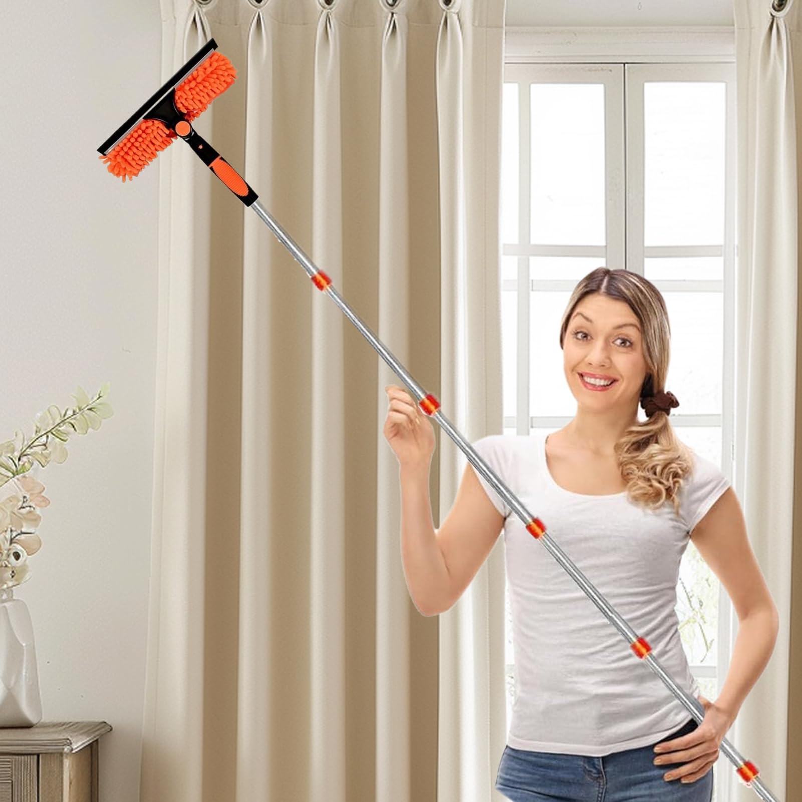 Plumero De Techo Quitapolvos Ergonómico para Ventilador Techo