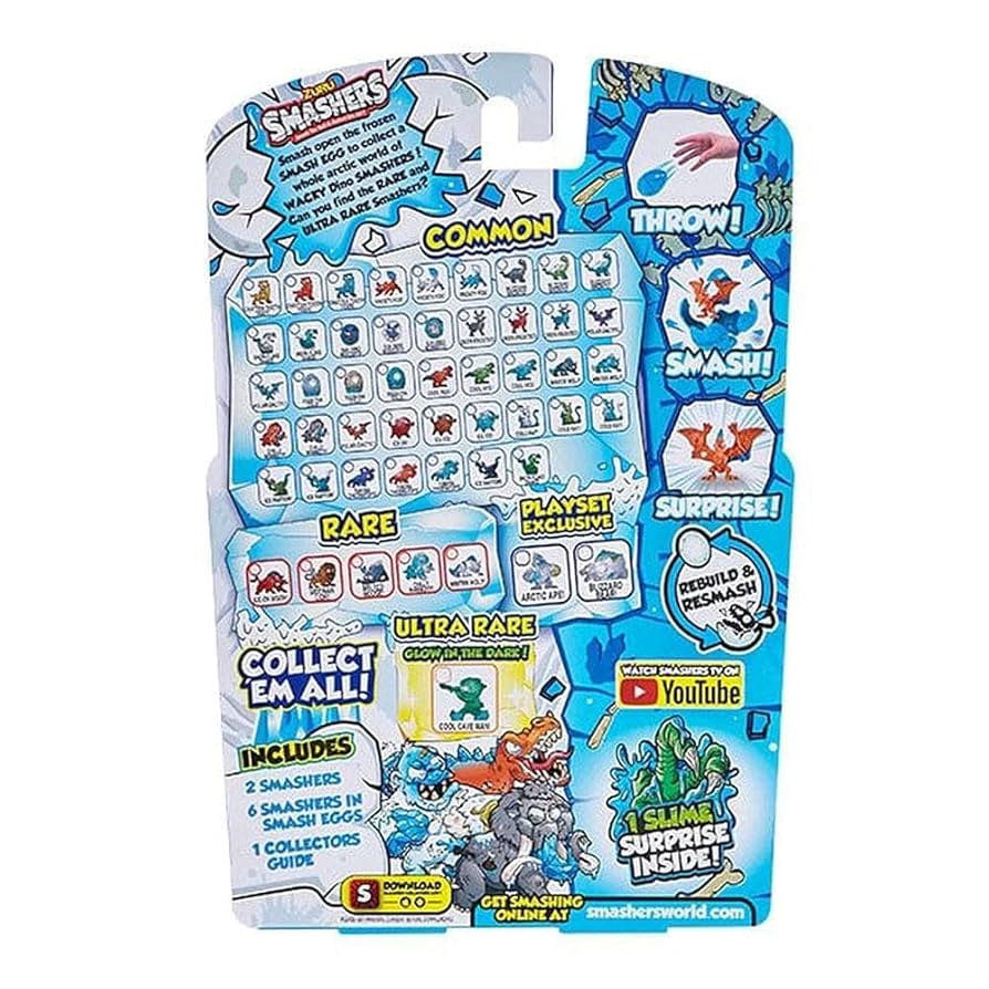 Amazon.co.jp: Smashers Dino Ice Age Paquete de 8 unidades de