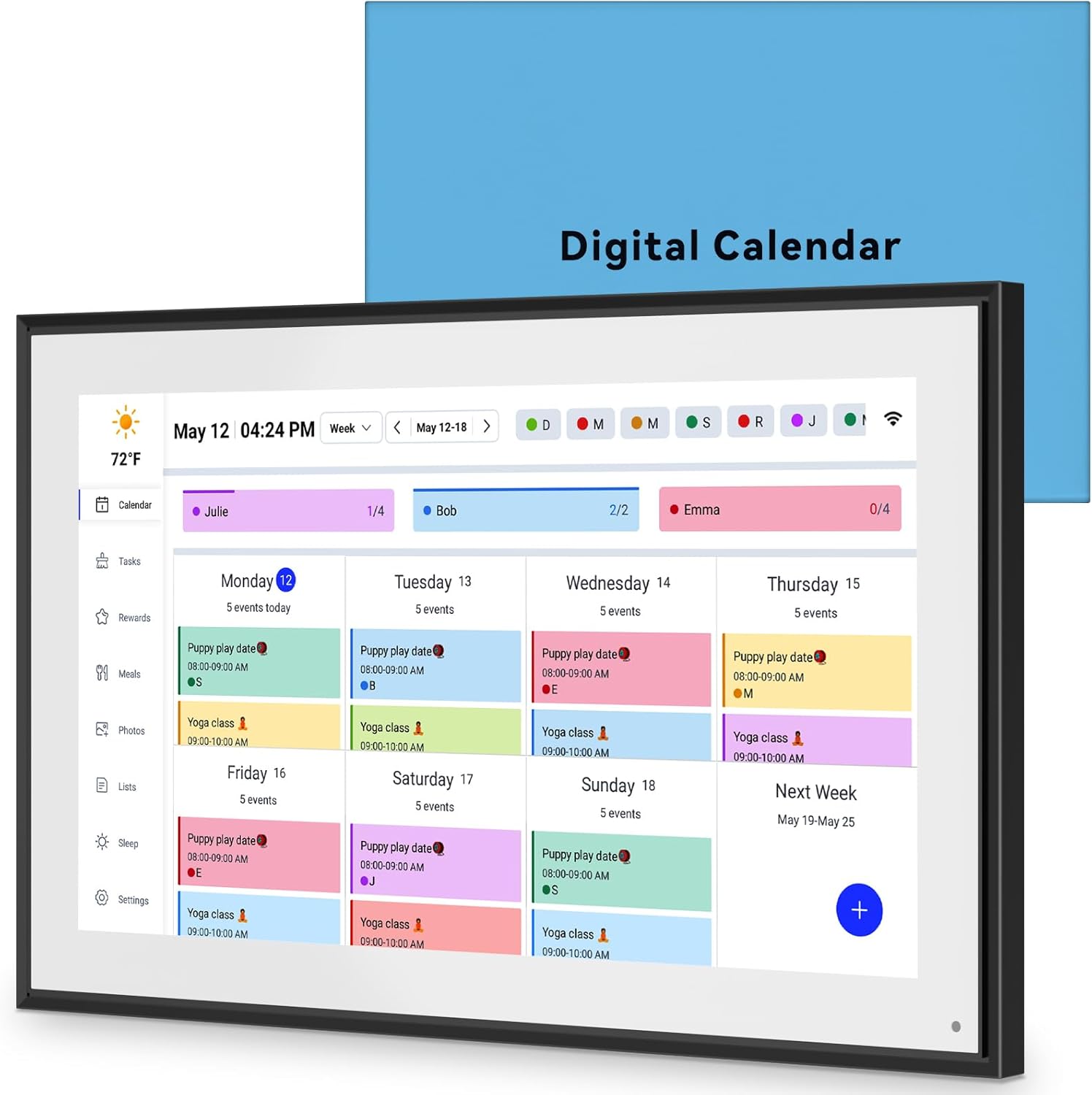 15.6 Inch Digital Calendar&Chore...