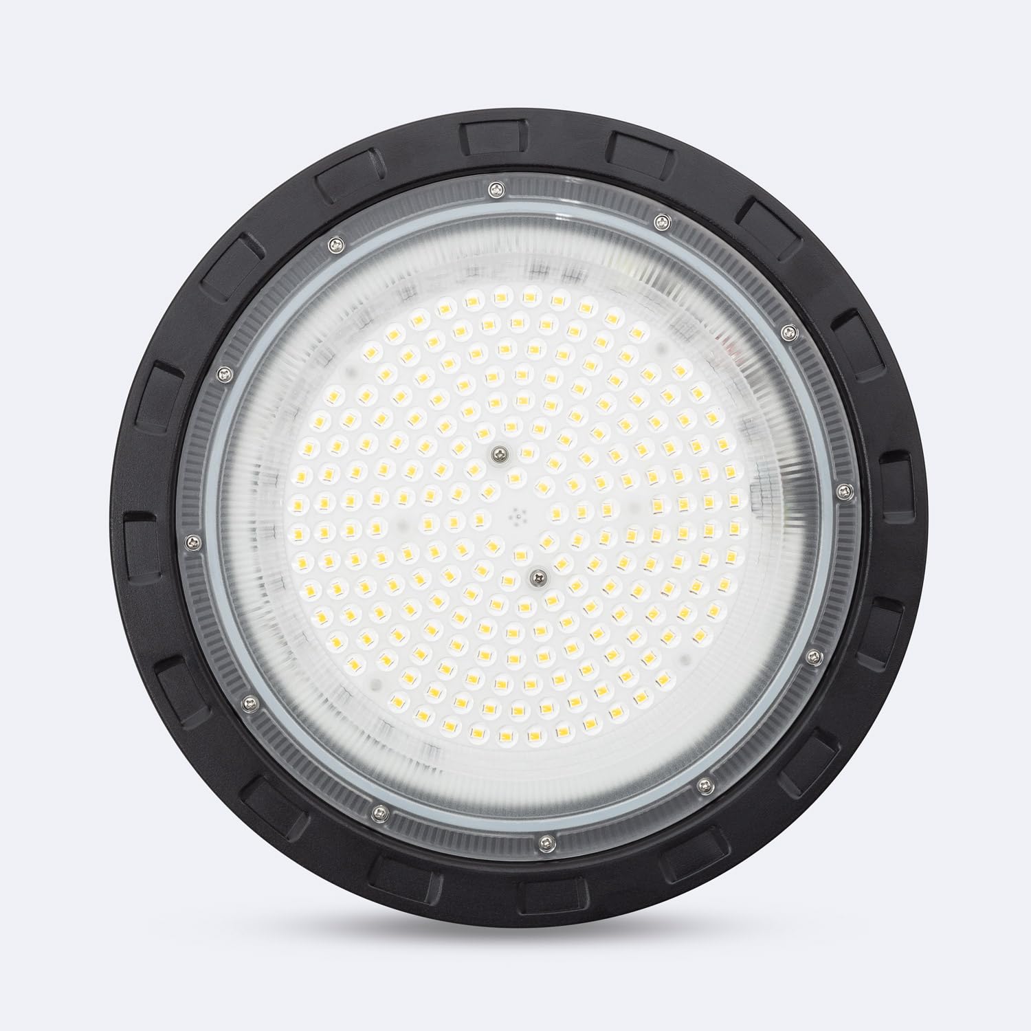 LEDKIA LIGHTING - Campana LED UFO 150W | 120lm/W | 18000lm | Design Slim per Interni/Esterni, Bianco Naturale 4000K, Alluminio