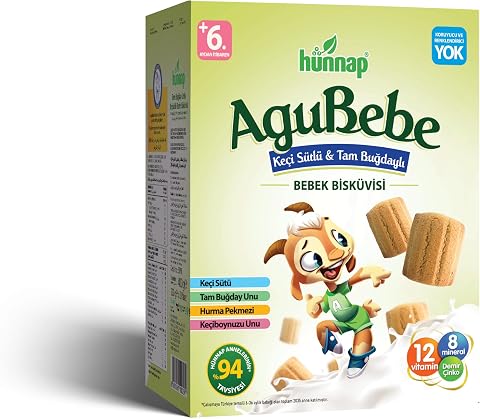 Hünnap-Keçi Sütlü Bebe Bisküvisi 2 Paket