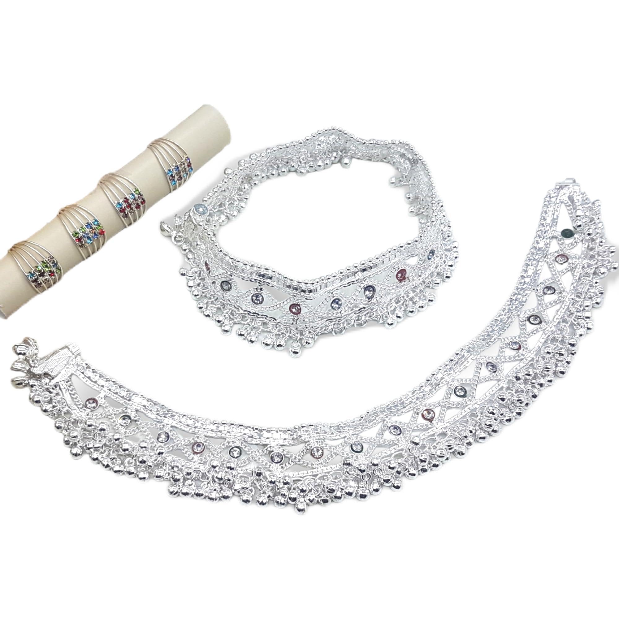 br ornaments Modern Fancy Anklet Payal Traditional Jewellery For Women and Girls-picture-43