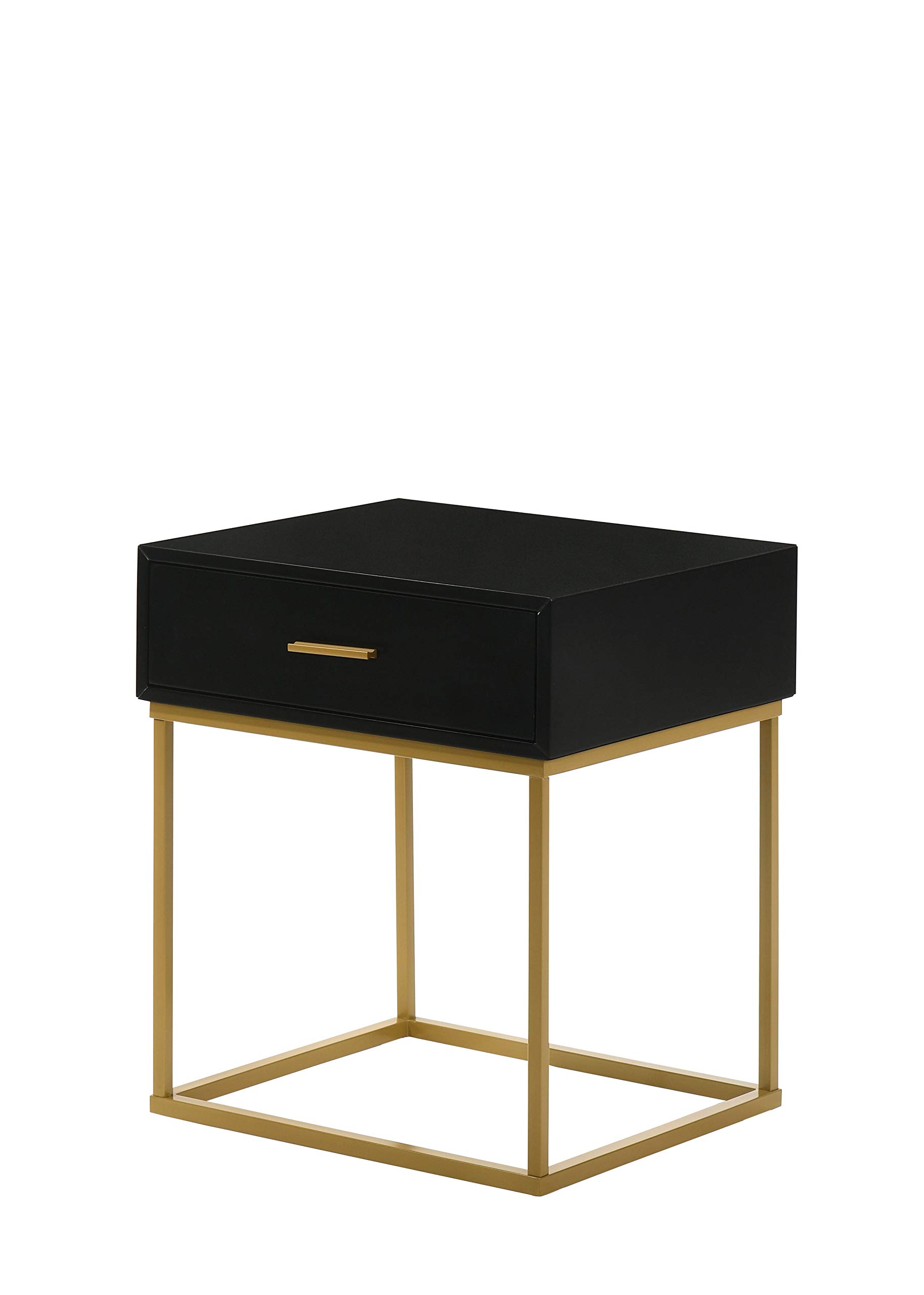 LuXeo Catalina Nightstand, Black