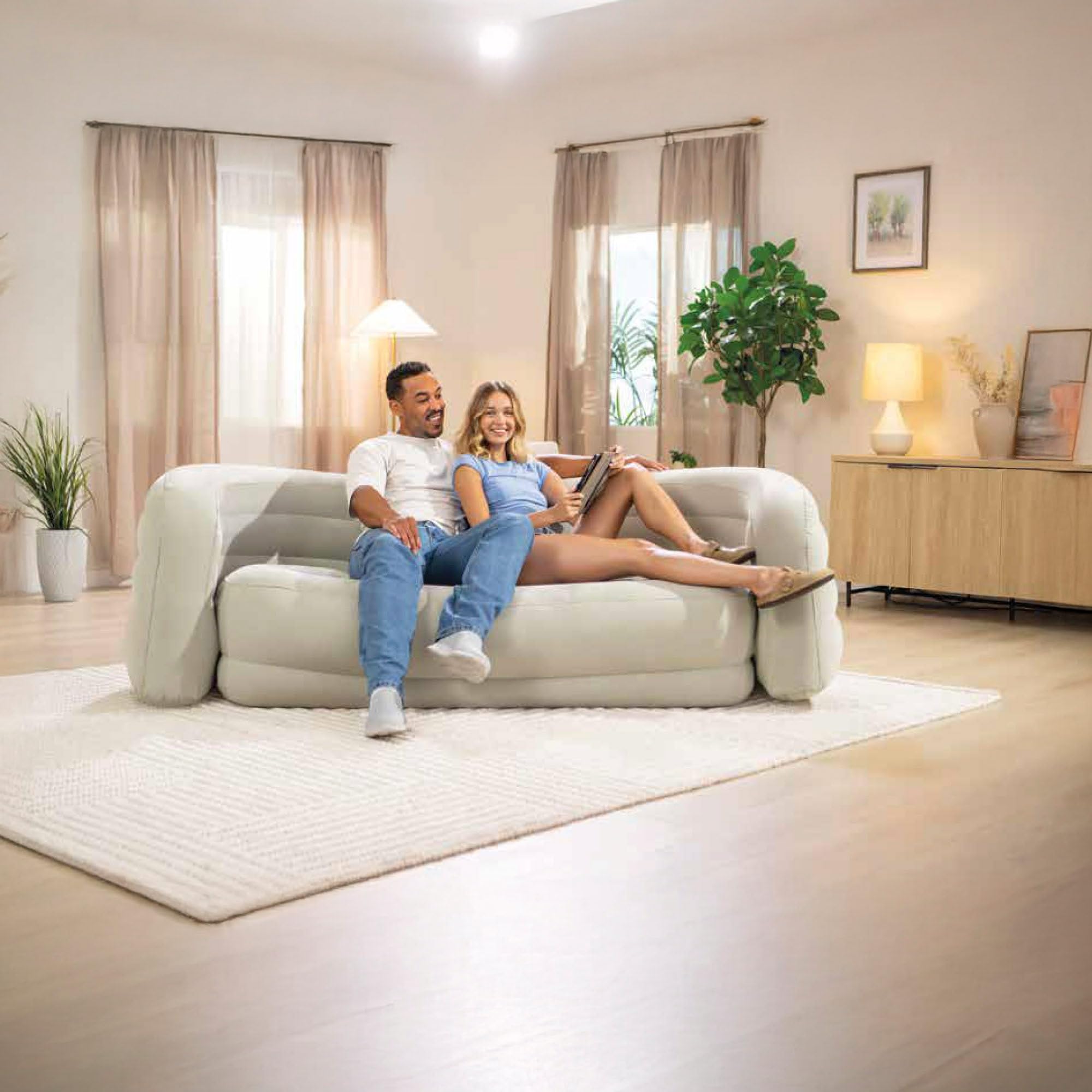 Intex Canapé courbé 66571NP (229 x 109 x 81cm)