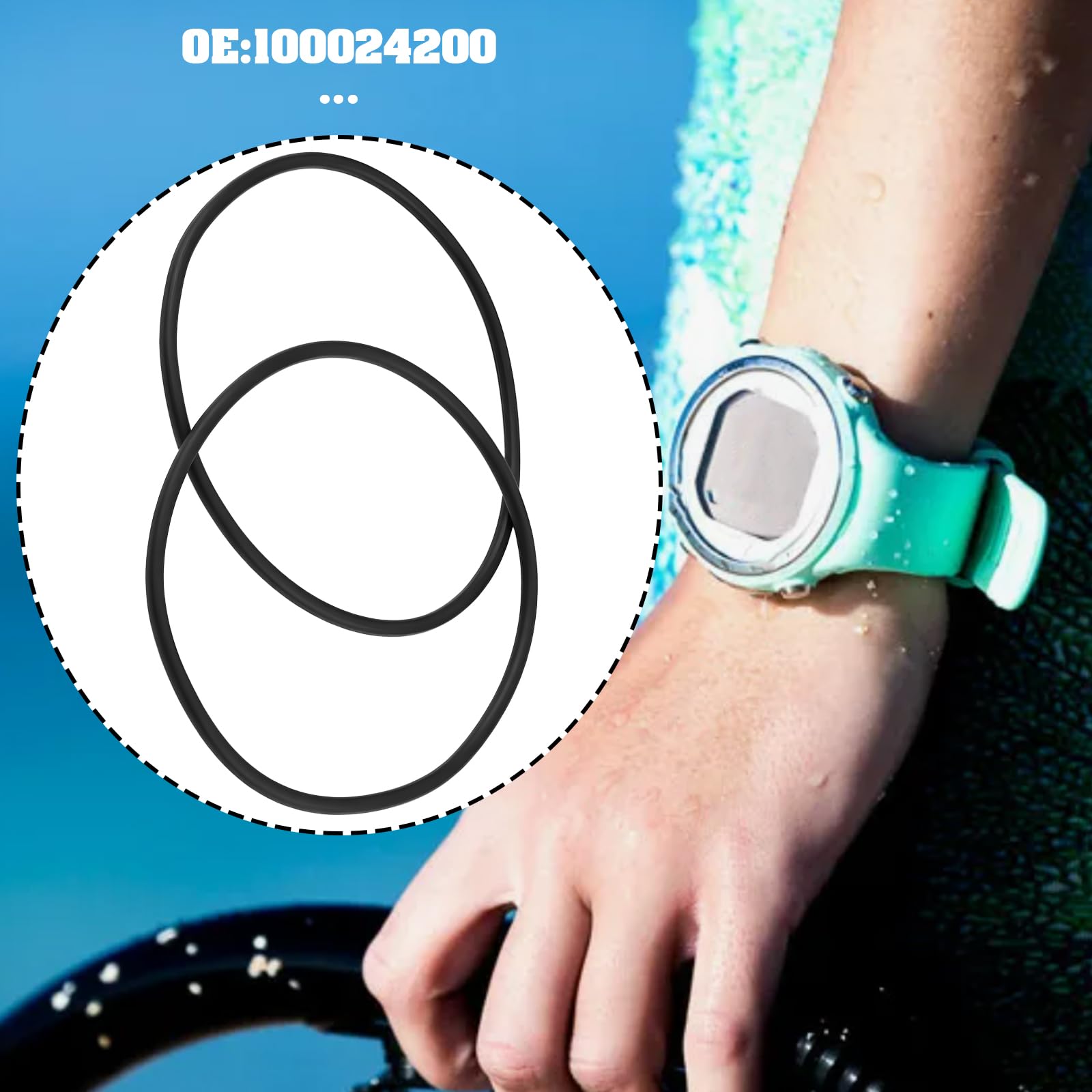 Uszczelka przedziału baterii komputera nurkowego O-ring, 5 szt., 39 x 1,5 mm | 100024200, kompatybilny z Suunto D4, kompatybilny z Suunto D4i