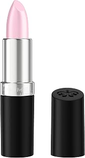 Rimmel Lasting Finish Satin Lipstick Candy 002: 8HR Wear, Vibrant Color, Black Diamond Glow, Vegan Formula