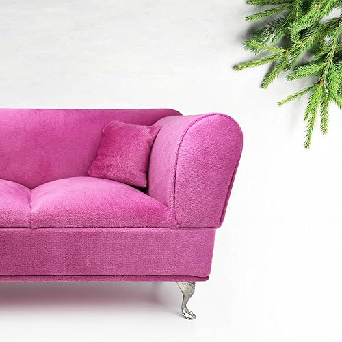 Miniatura 6 de LydeLog Joyero, cojines de sofá para decoración de casa de muñecas, sala de estar o dormitorio, accesorios de muñecas de 12 pulgadas, muebles para