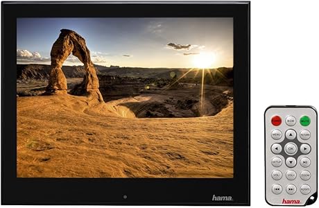 Hama Digitaler Slimline Premium Acryl Bilderrahmen 203 Zoll SDSDHCMMC-Kartenslot USB 20 mit Fernbedienung schwarz Hama Digitaler Slimline Premium Acryl Bilderrahmen 203 Zoll SDSDHCMMC-Kartenslot USB 20 mit Fernbedienung schwarz