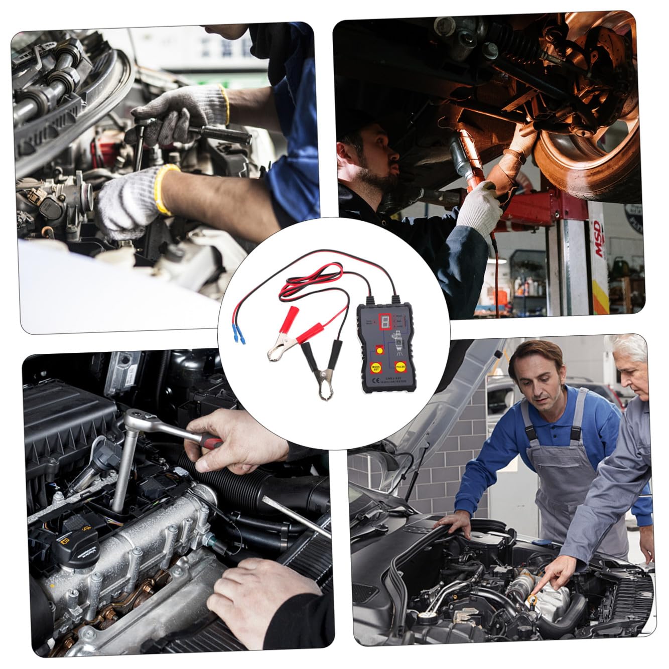 ERINGOGO Tester Iniettori Auto 12v Leggero Portatile per Diagnosi Precisa