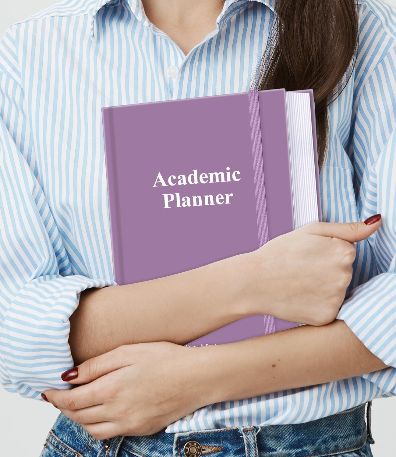 Academic Planner for 2026-2027 or Anytime – 8.5" x 11" Undated Weekly Student Planner For Homeschool, High School, College & Nursing Students, 200 Pages, Green Leaf