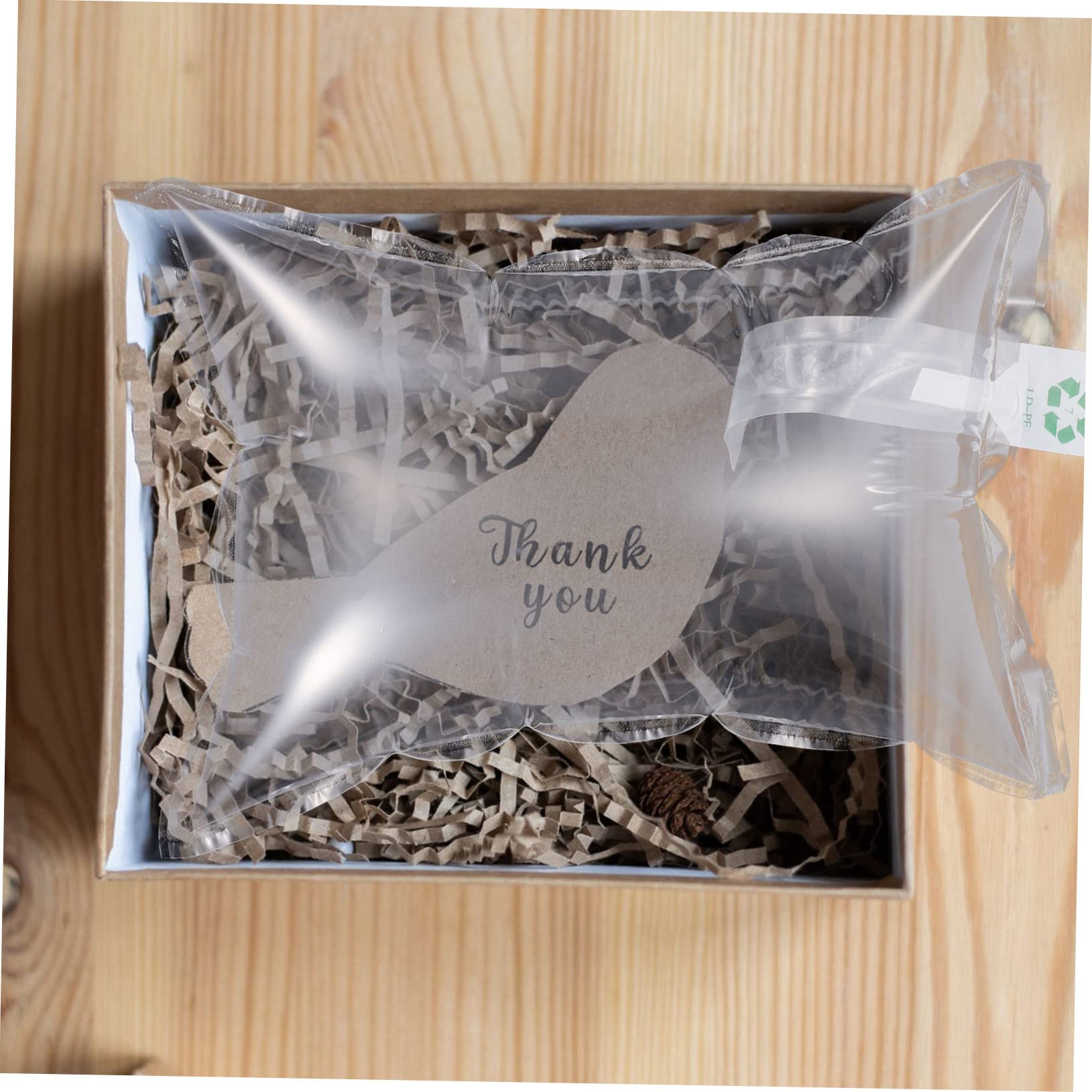 Ciieeo 100 Sacchetti Imballaggio Ad Aria Anti-collisione 25x40 Cm Pellicola Cuscino D’aria Protettiva Riciclabile Per Spedizioni e Imballaggi Fragili
