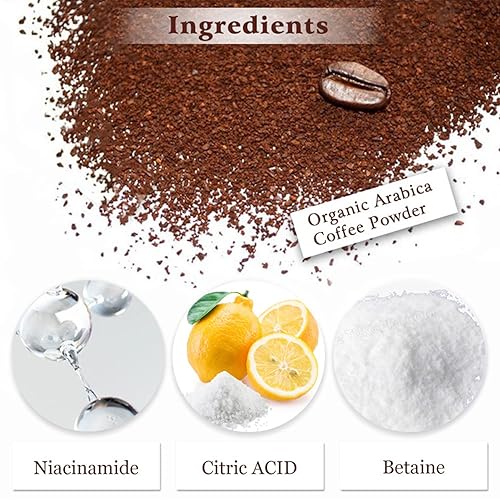 Miniatura 6 de Arabica Coffee Body Scrub Eliminar La Suciedad Envejecimiento Cutículas Reducir La Celulitis Refinar Poros Nutre Hidratar La Piel 6.8 fl oz/6.76fl.oz