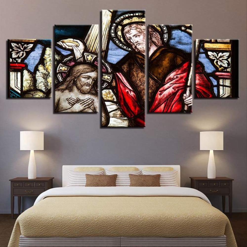 Cuadro moderno sala de estar y pintura mítica en lienzo decorativo grande