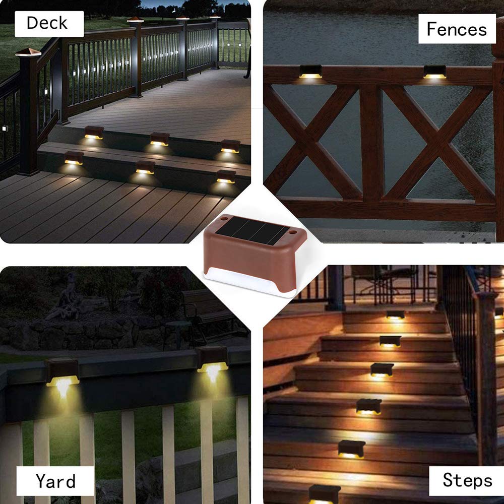 Zonnedek lichten hek post lichten buitenverlichting tuin decoratieve