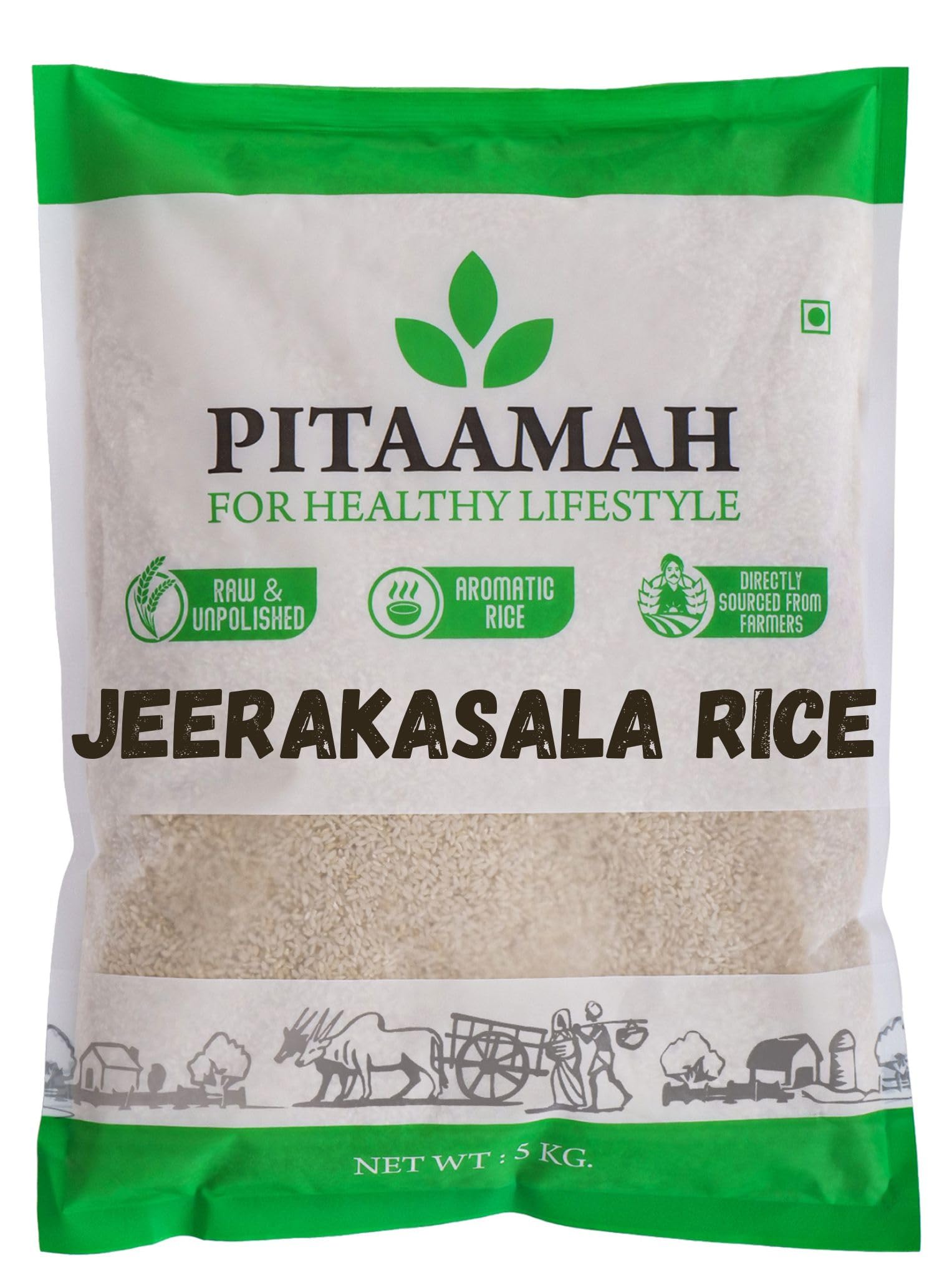 Pitaamah Aromatic Jeerakasala Rice | 5Kg Bag | Biryani Rice | Unpolished Rice | Gee Rice | Directly from Farmers (B0BMXJCSB9) Amazon Price History, Amazon Price Tracker