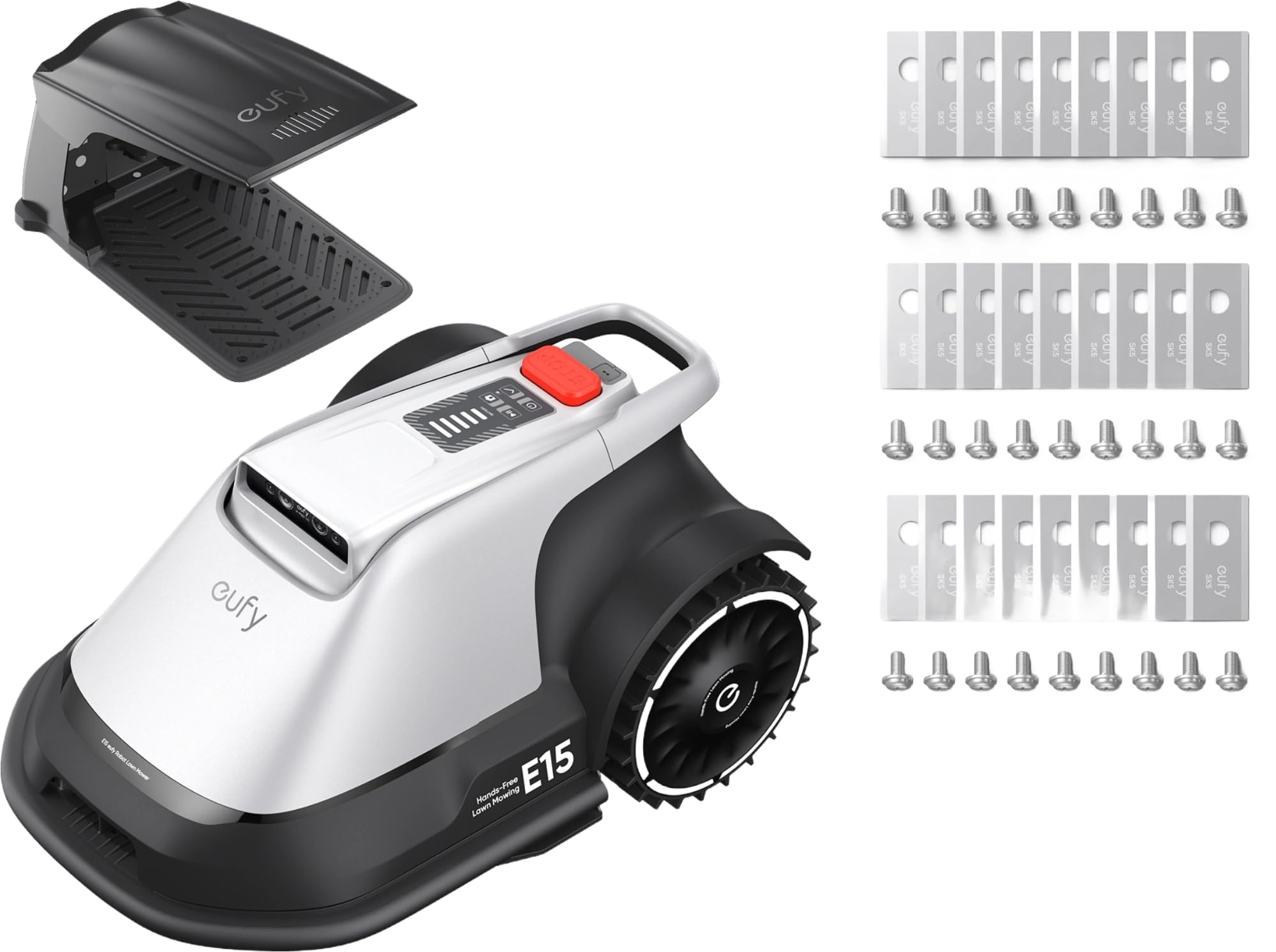 eufy E15 Robot Tondeuse sans Fil périphérique ni RTK