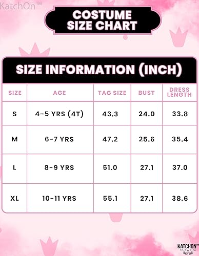 Vista 3 de KatchOn, Princess Costume for Girls with Cape - Girls Princess Dress up Costume with Accessories Crown, Necklace and Bracelet