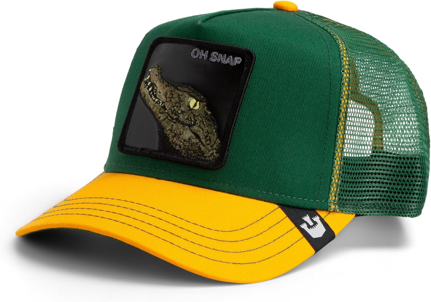 Goorin The Oh Snap Alligator Trucker Hat for Men and Women, Green, One Size, Unisex - Image 2