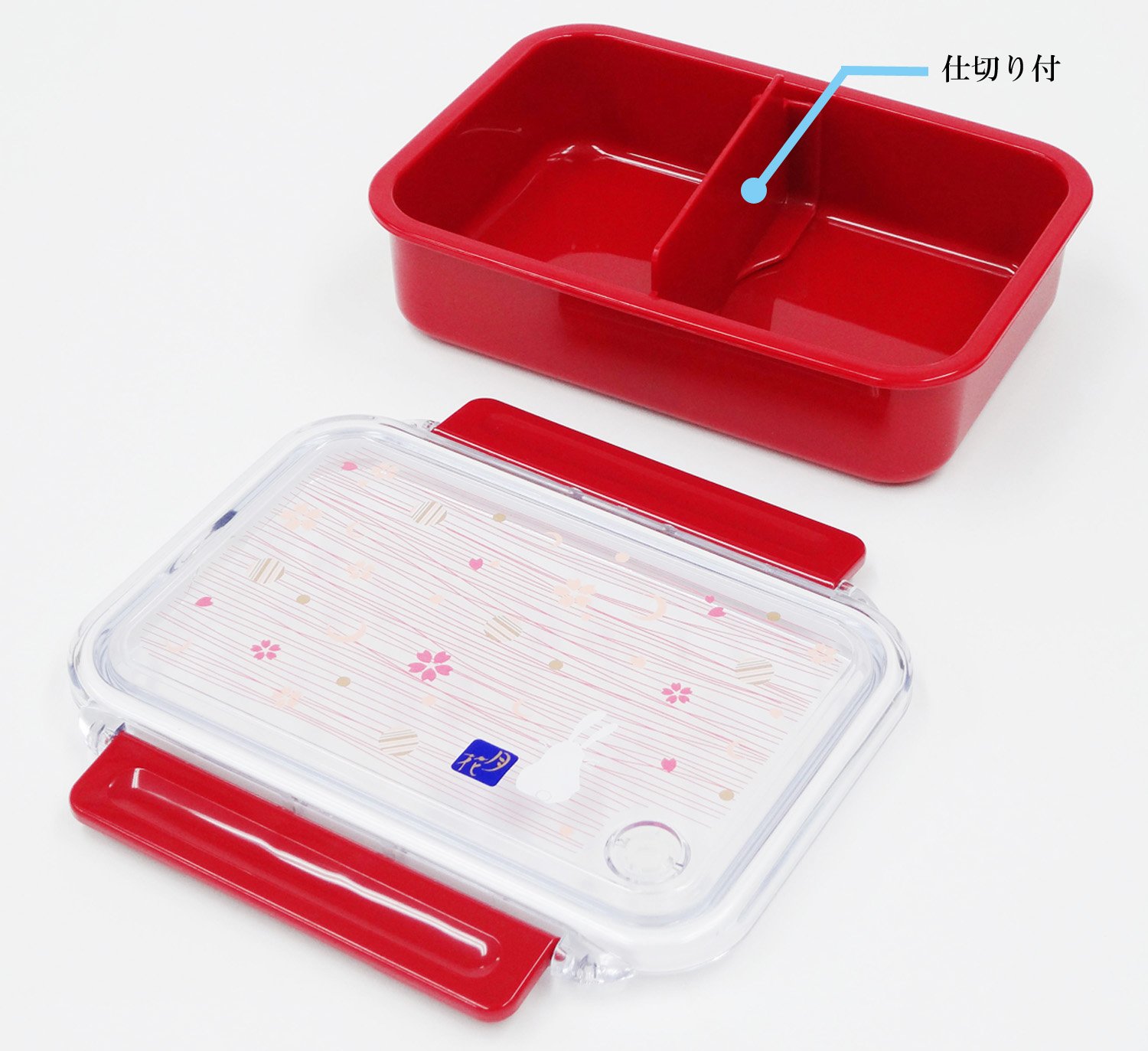 Amazon｜OSK 弁当箱 ランチボックス 月花 500ml [仕切付/巾着袋付/洗い