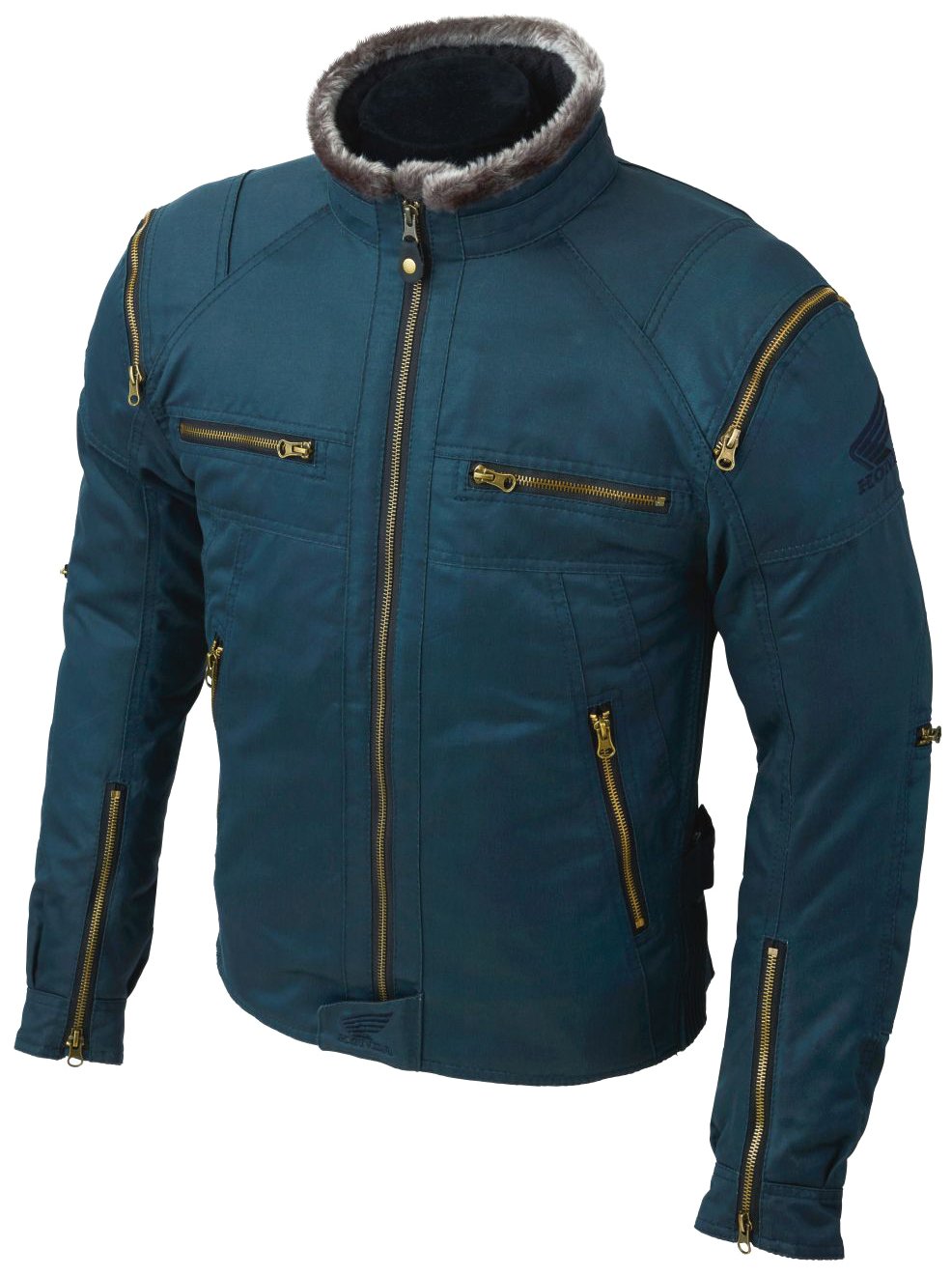 Amazon | Honda(ホンダ) ヴィンテージ・ボアジャケット ネイビー WM