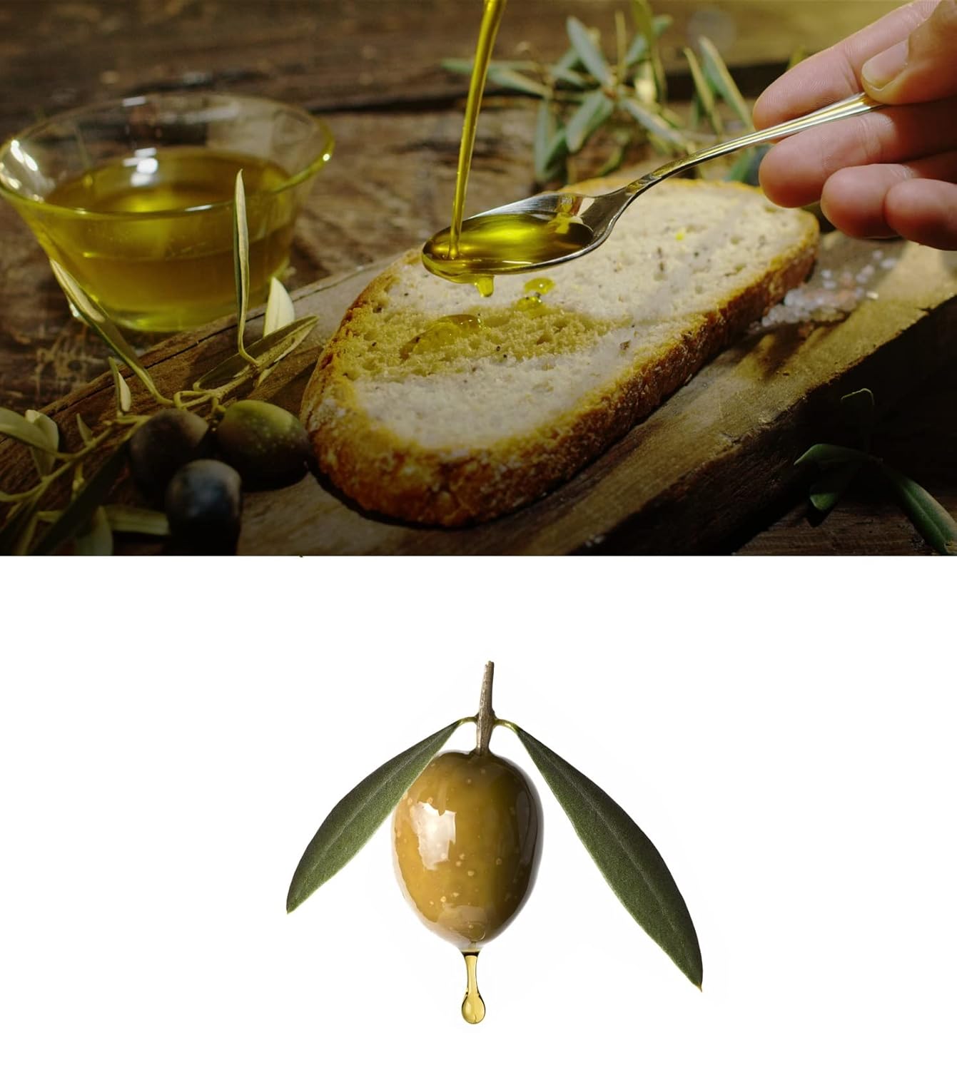 Olivar Santamaria | Extra Virgin Olive Oil | Premium Picual Variety Finishing Oil | Award Winning | First Cold Pressed | Spain | High Polyphenol | Perfect for Salad Dressings | Cooking | Frying & Marinades | 16.9 Fl Oz (500 ml) (Pack of 1)